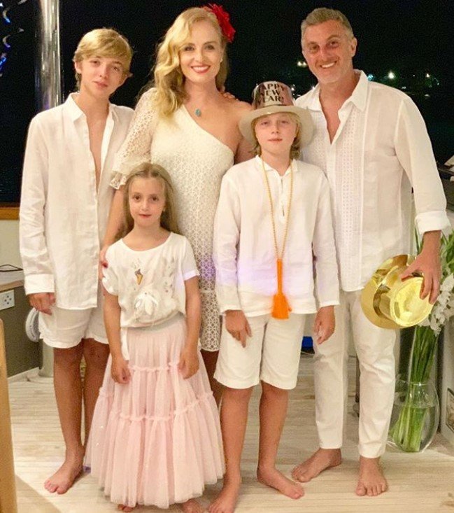 Luciano Huck Angélica e filhos