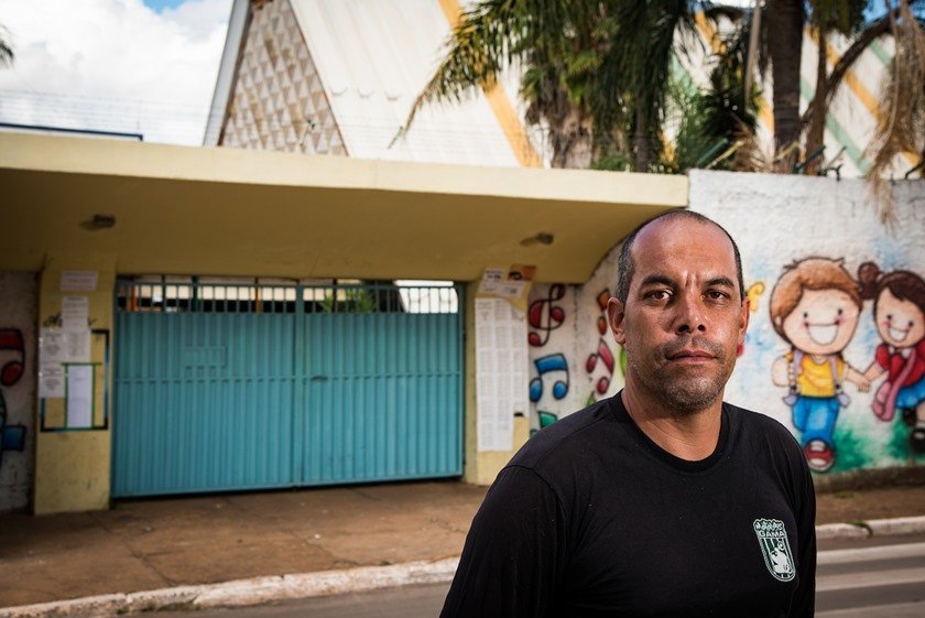 Brasília (DF), 07/02/2019 Várias escolas do DF ainda funcionam com estrutura provisóriaLocal: Samambaia, Gama, Taguatinga Foto: Hugo Barreto/Metrópoles