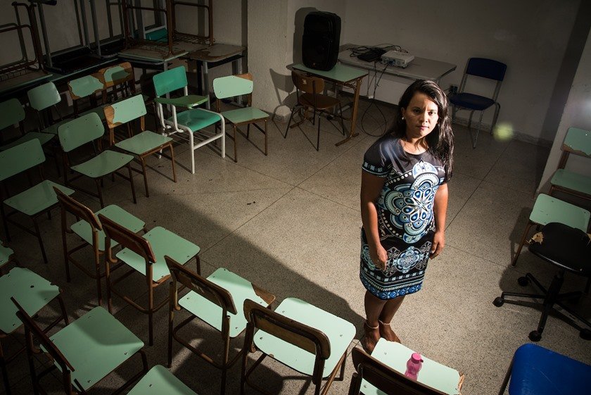 Brasília (DF), 07/02/2019 Várias escolas do DF ainda funcionam com estrutura provisóriaLocal: Samambaia, Gama, Taguatinga Foto: Hugo Barreto/Metrópoles