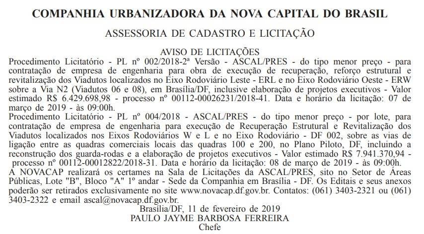 Reprodução/DODF