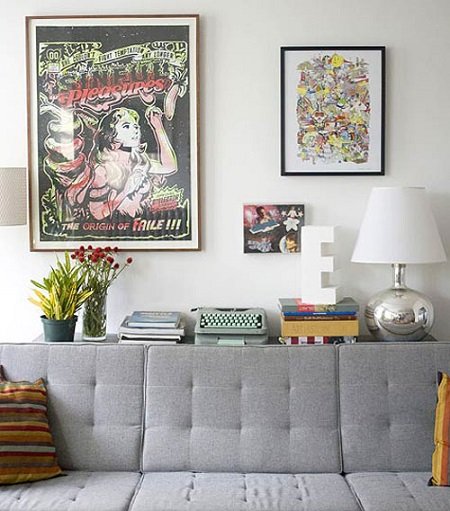 10 formas criativas de decorar o espaço sobre o seu sofá | Metrópoles