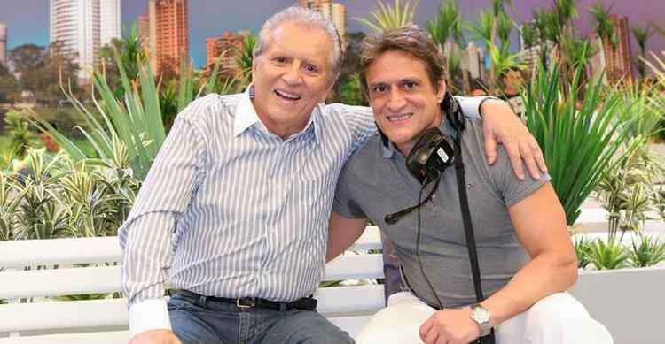 Carlos Alberto de Nóbrega e o filho, Marcelo de Nóbrega