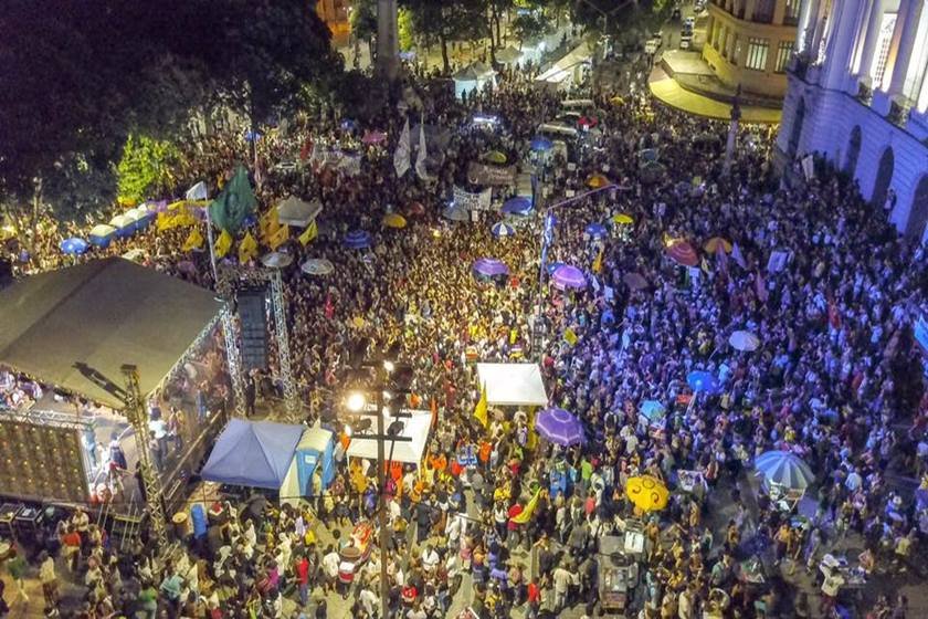 Manifestações de um ano da morte da vereadora Marielle Franco