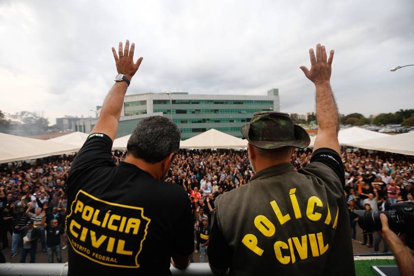 Greve policia civil –  Brasília(DF), 16/08/2016