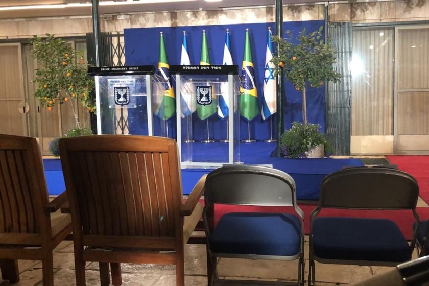 coletiva bolsonaro israel