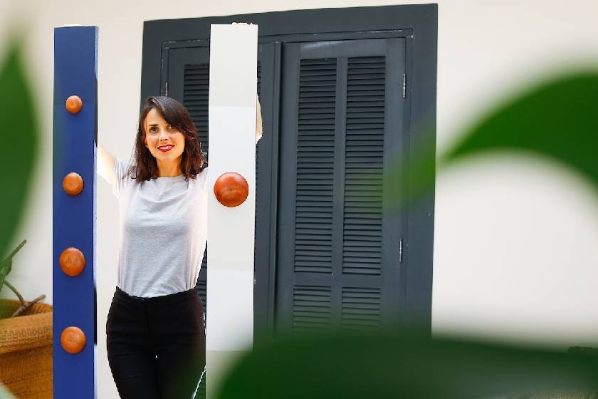 Artista plástica brasiliense Helena Trindade. Brasília(DF), 11/04/2019