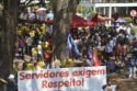 servidores públicos protestam