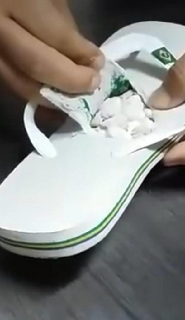 chinelo com drogas