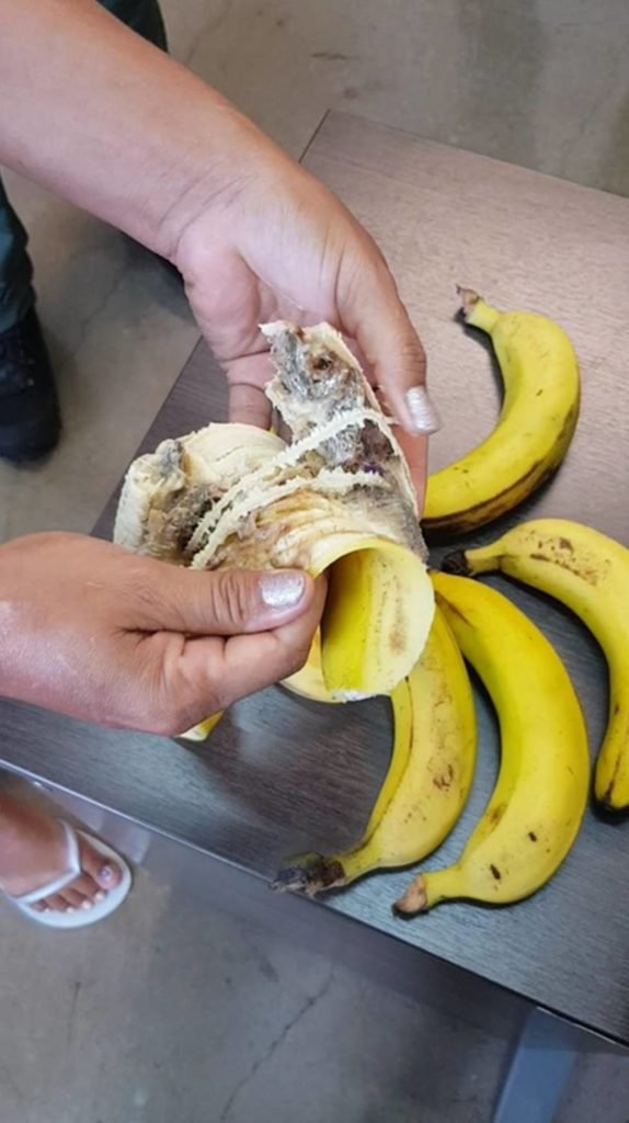 banana com drogas