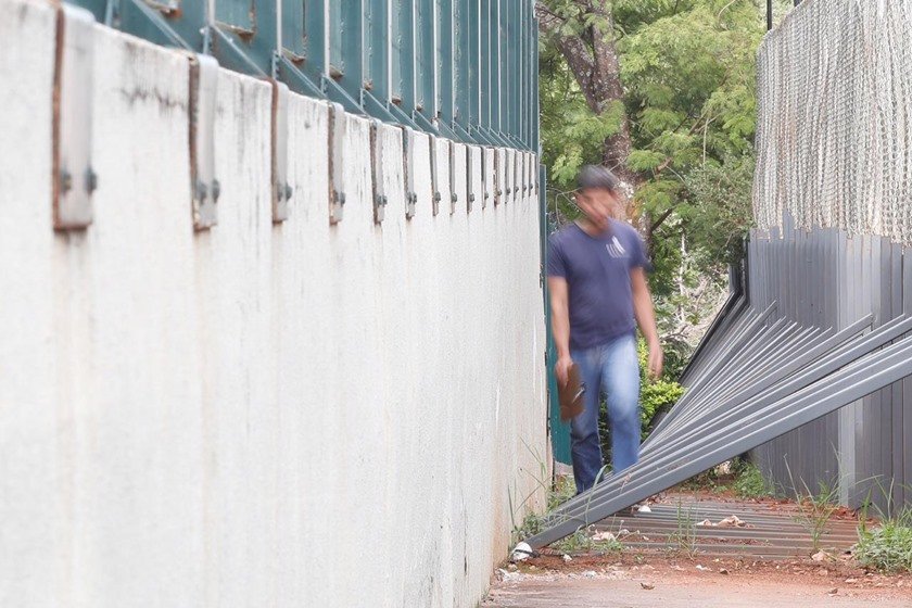 Prédio da CNA com problemas na estrutura