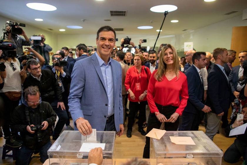 Spanish Candidates Vote At General Election