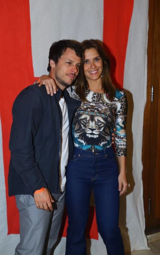 Carolina Dieckmann e Tiago Worcman