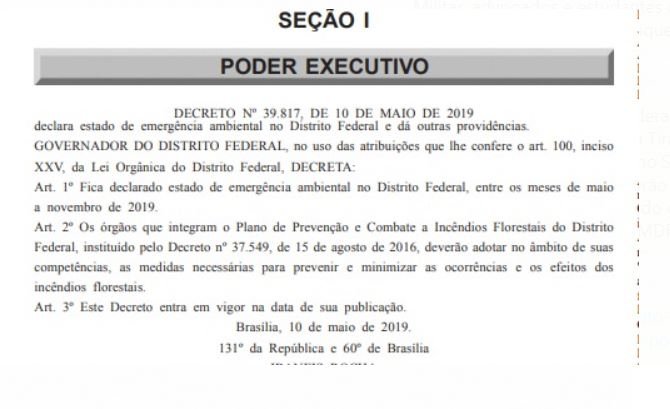 Reprodução/DODF