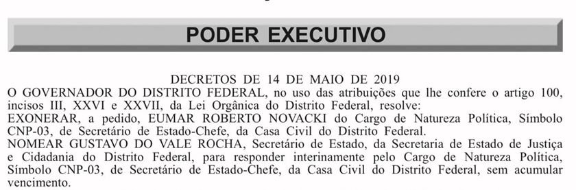 Reprodução/DODF