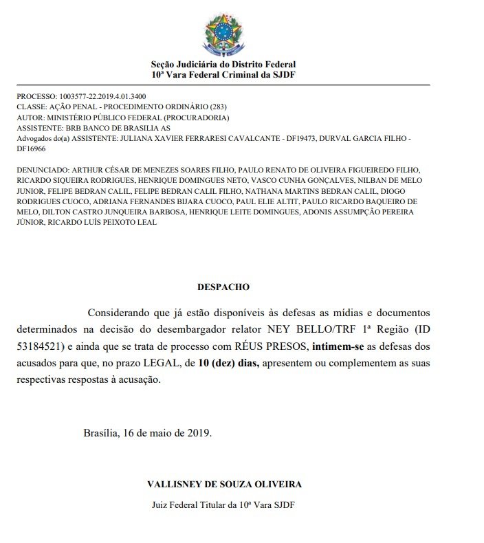 Reprodução/TRF-1