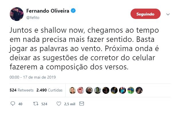 “Juntos e Shallow Now”: Versões brasileiras de músicas internacionais