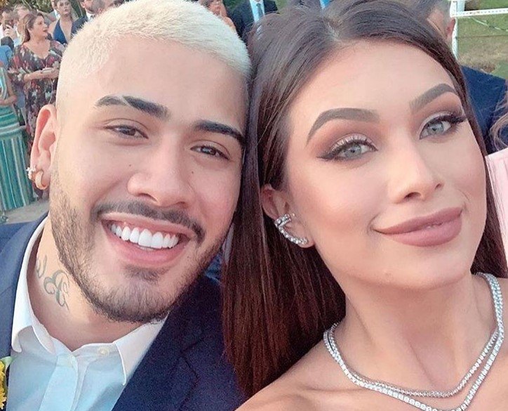Flavia Pavanelli e o ex-namorado Kevinho