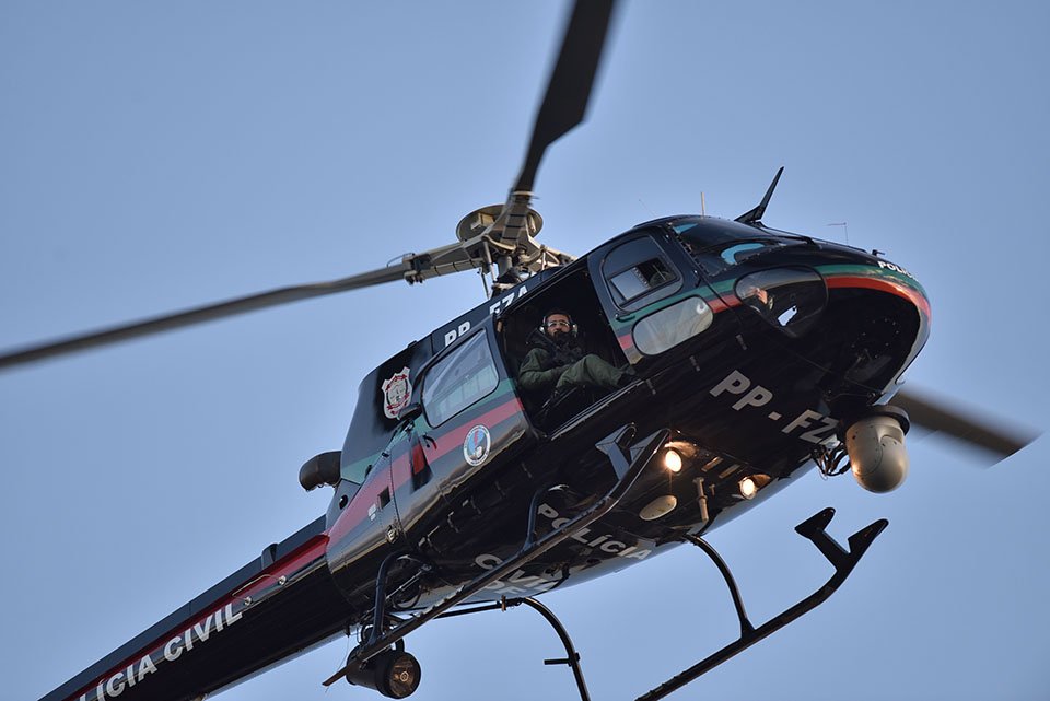 helicóptero da PCDF