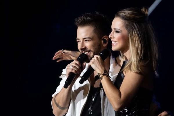 Sandy & Junior em show de retorno da dupla