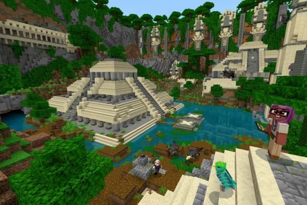 vídeo do minecraft do mundo