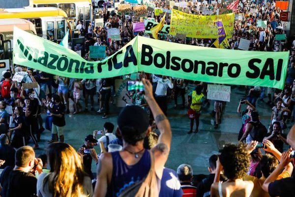 Protesto Amazônia Bolsonaro