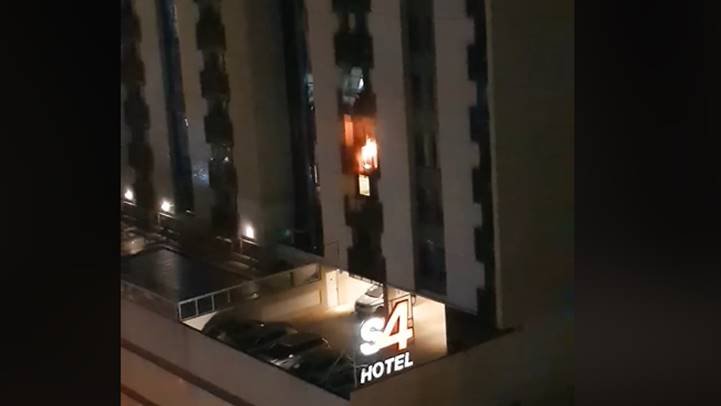 Resultado de imagem para incêndio destrói quarto de hotel e assusta moradores de Águas Claras