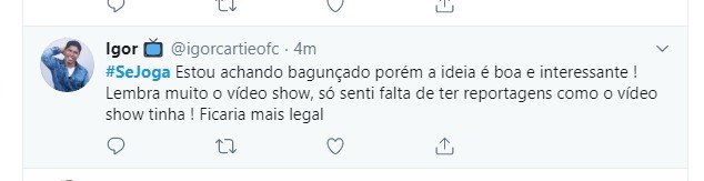 Se Joga': estreia do novo programa da Globo é criticada por internautas -  ISTOÉ Independente