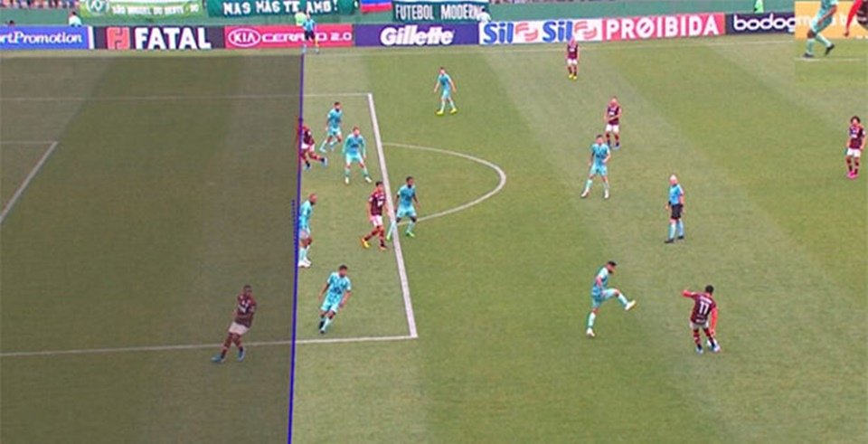 VAR tem primeira impressão de lance legal em gol anulado do