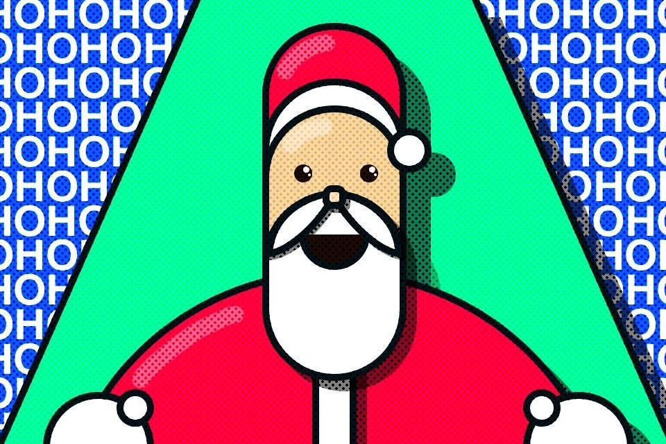 Ho, Ho, Ho, o Papai Noel chegou Feliz Natal!