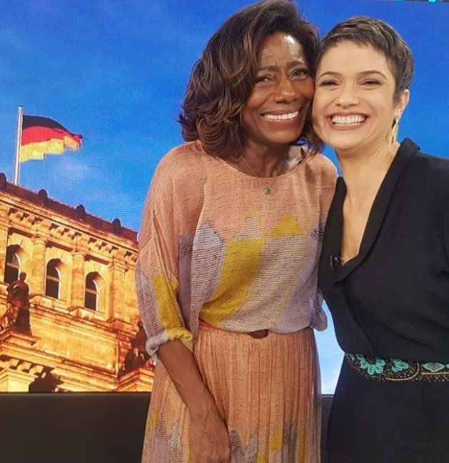 Gloria Maria e Sandra Annemberg no Globo Repórter