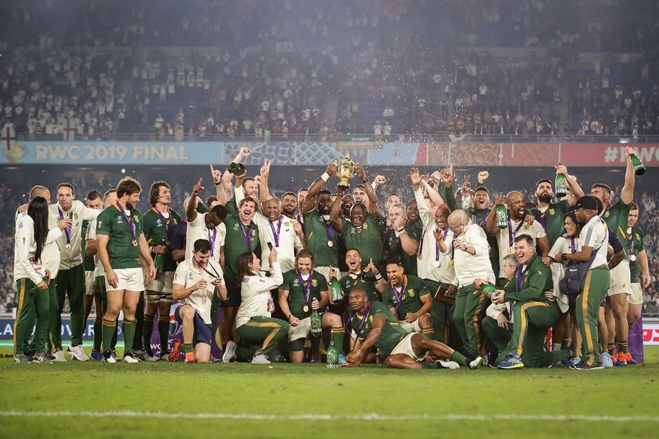 Rugby: terceiro título mundial para África do Sul