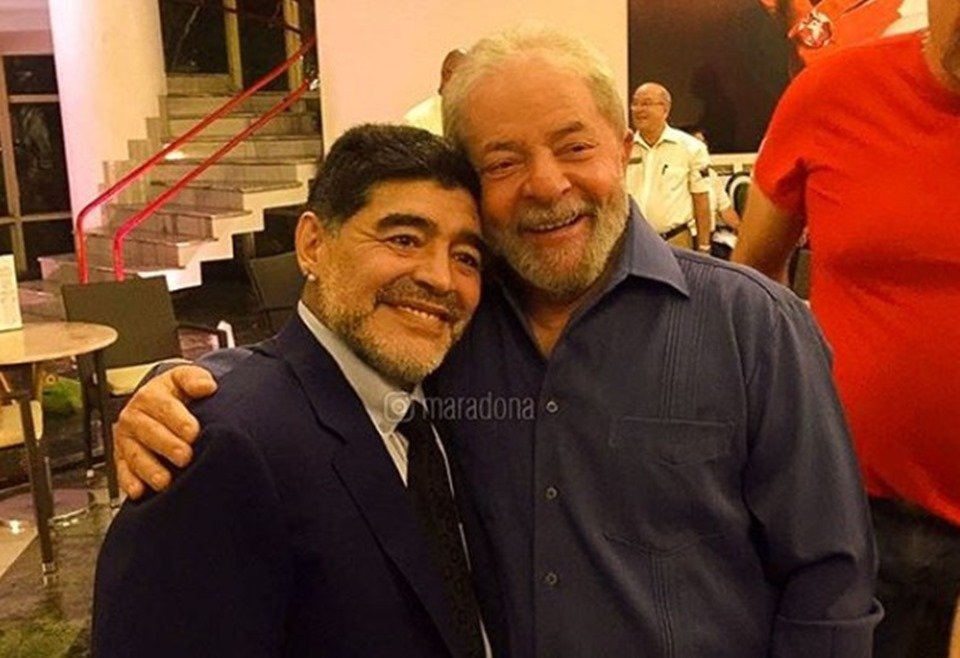 Lula e Maradona