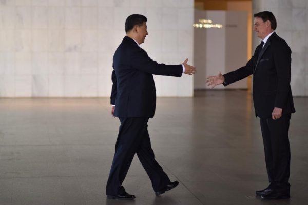 Jair Bolsonaro e  Xi Jinping