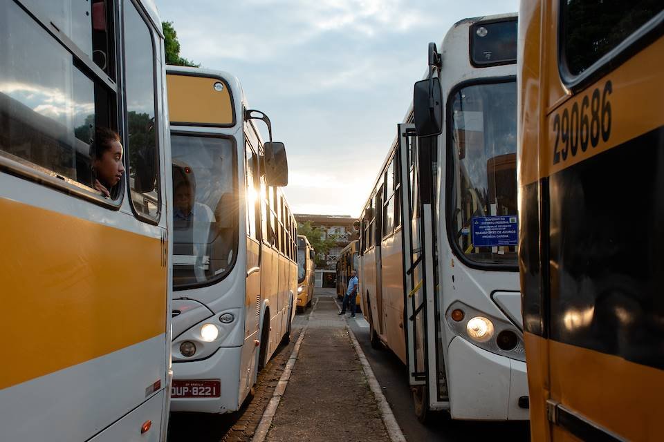 Brasília (DF), 13/11/2019. Transporte escolar no CEF 04 do Guará 1. Foto: Jacqueline Lisboa/Esp. Metrópoles