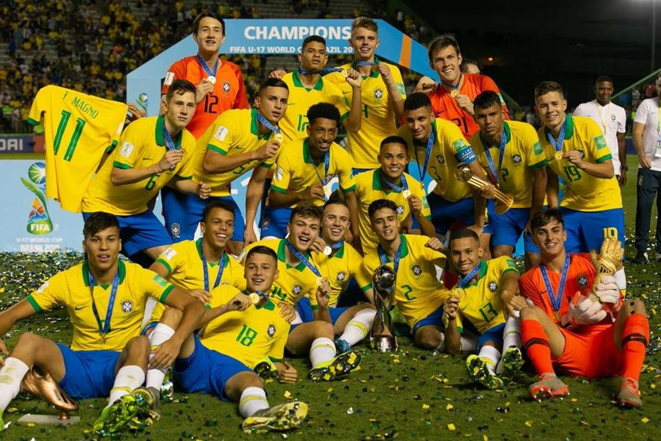 De virada, Brasil vence o México e ganha o campeonato Mundial Sub