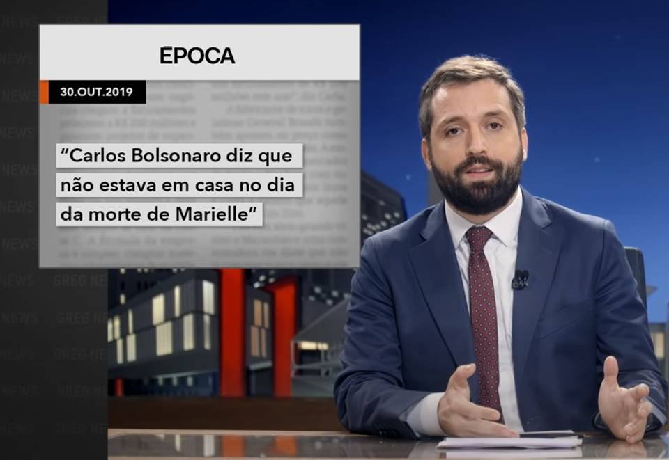 Gregório Duviver em temporada do Greg News - Metrópoles