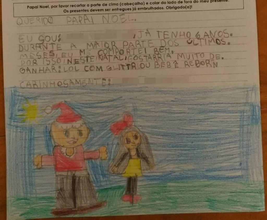 Cartinha para Papai Noel: criança do DF pede bicicleta para ir pra escola, Distrito Federal