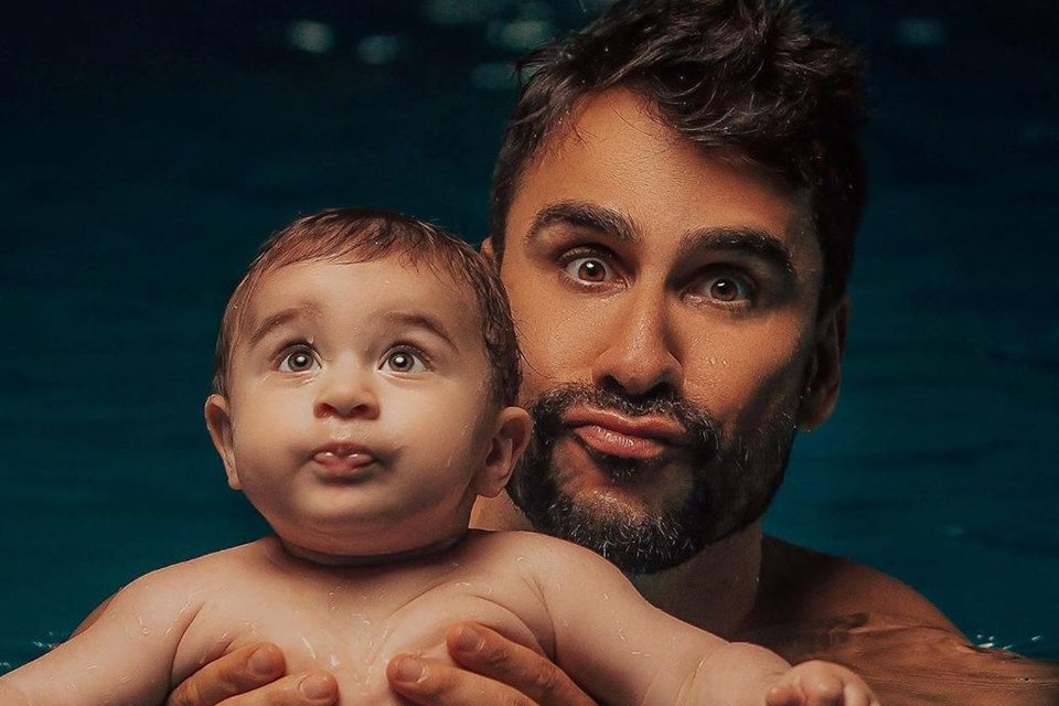 Com filho de 9 meses, ator Julio Rocha será papai novamente