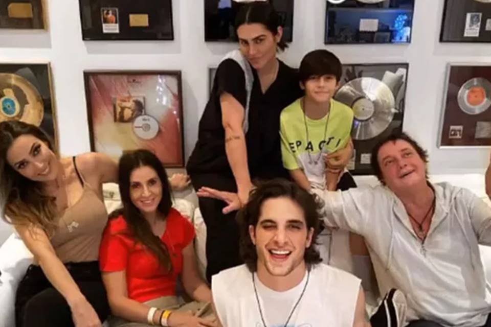 Fábio Jr. e família