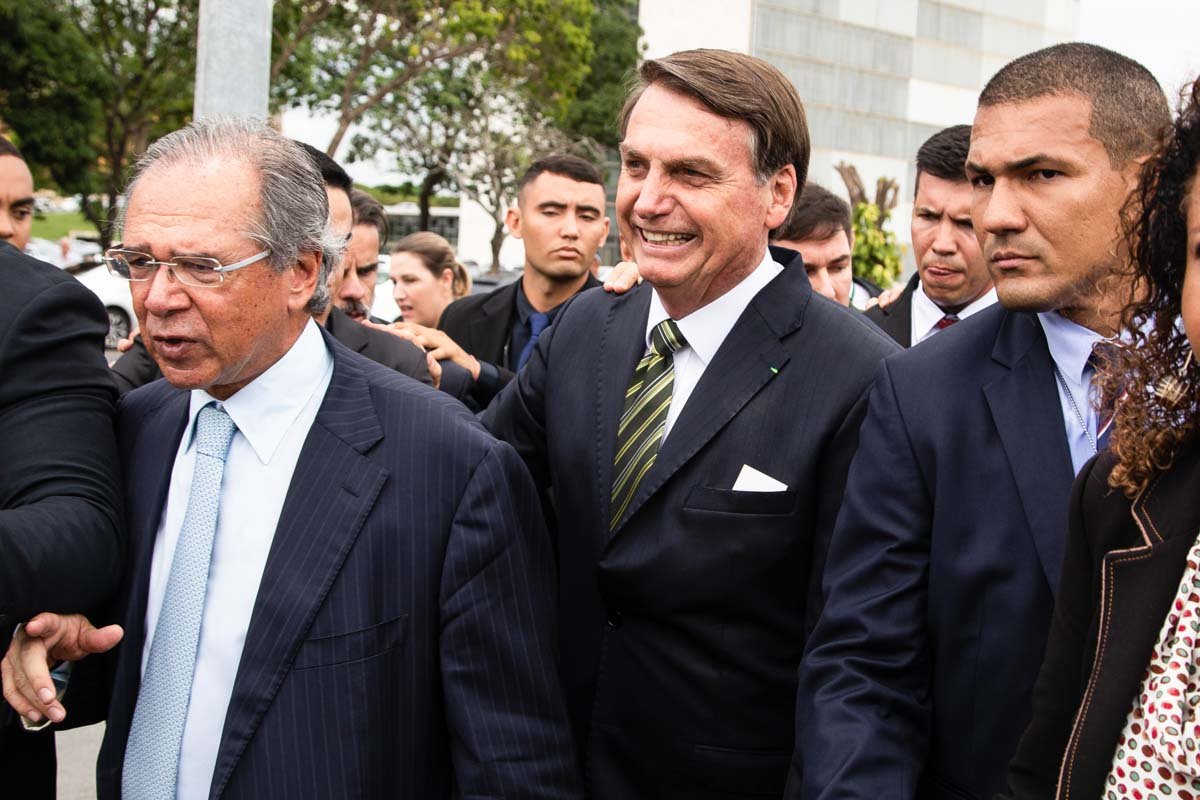 Travessia do Presidente Jair Bolsonaro do Congresso Nacional para o Palácio do Planalto.