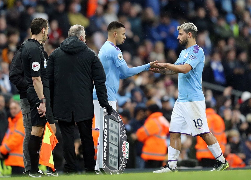 Guardiola descarta Jesus como titular Ag ero insubstitu vel