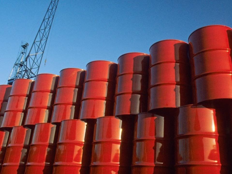 imagem colorida barril de petróleo