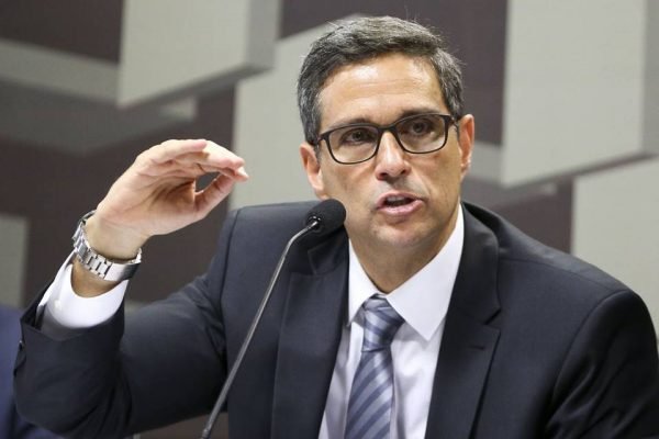 O economista Roberto de Oliveira Campos Neto, indicado pela presidência da República para o cargo de presidente do Banco Central, durante sabatina na Comissão de Assuntos Econômicos (CAE) do Senado