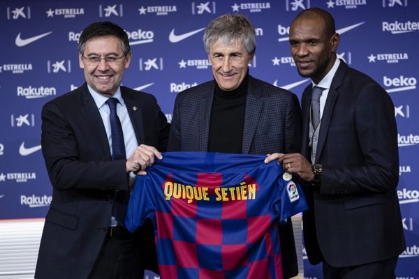 FC Barcelona Unveil New Coach Quique Setien