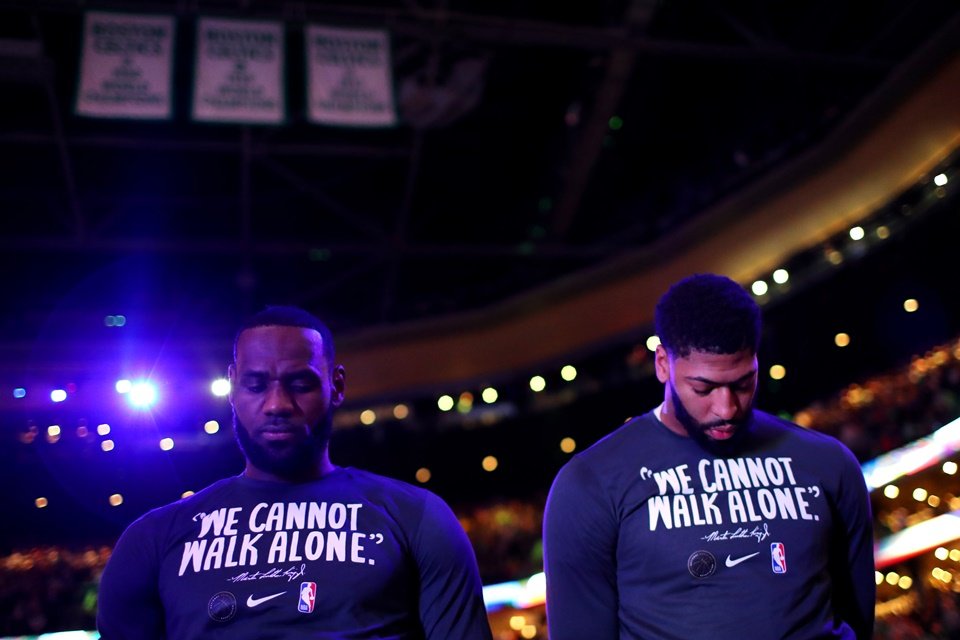 LeBron James e Anthony Davis, Los Angeles Lakers