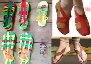 Indígenas fazem sandálias com látex da Amazônia e vendem na web