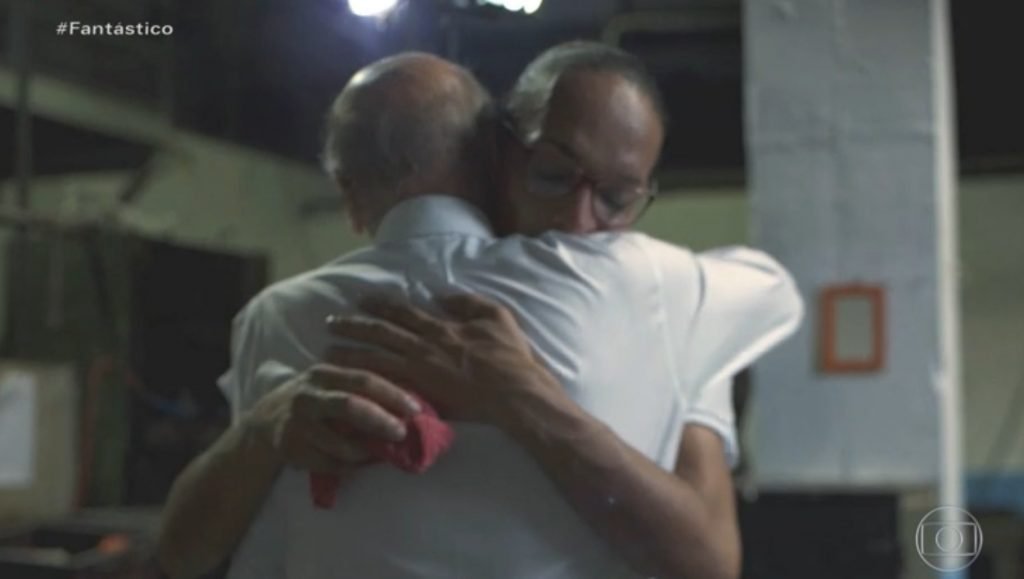 Abraço de doutor Drauzio Varella e Suzy