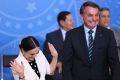 Regina Duarte e Bolsonaro