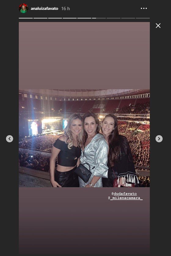 Milena Godoy, Ana Luiza Favato e Maria Eduarda Favato