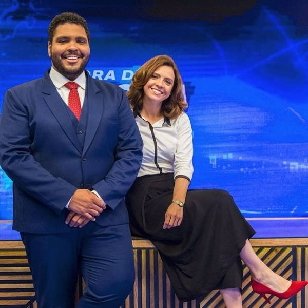 Paulo Vieira e Renata Gaspar no Fora de Hora
